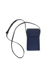 Hyer Goods Luxe Phone Sling In Navy Blue
