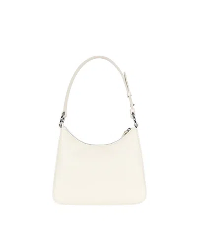 Hyer Goods Luxe Small Shoulder Bag In White