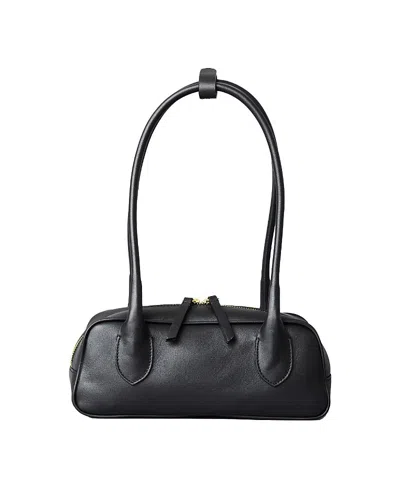 Hyer Goods Mini La Strada East West Shoulder Bag In Black