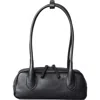 Hyer Goods Mini La Strada Leather East West Bag In Black