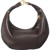 Hyer Goods Mini Leather Convertible Hobo Crescent Ring Bag