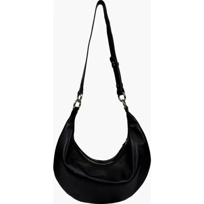Hyer Goods Small Leather Convertible Hobo Crescent Ring Bag In Multi