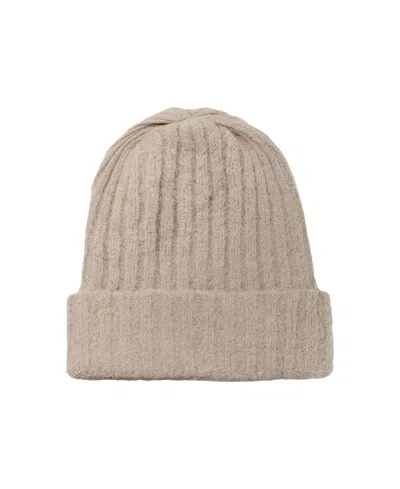 HYER GOODS UPCYCLED ALPACA WOOL CHUNKY RIB BEANIE