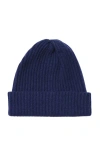 Hyer Goods Upcycled Cashmere Rib Beanie In Cobalt Blue