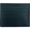 Hyer Goods Upcycled Italian Leather Certo Card Wallet In Green