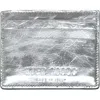 Hyer Goods Upcycled Italian Leather Certo Card Wallet In Silver