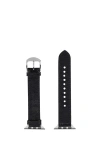 Hyer Goods Apple Watch Band 38mm/ 40mm/ 41mm In Black Lizard/silver