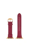 Hyer Goods Upcycled Leather Apple Watch Band In Multi