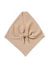 Hyer Goods Upcycled Merino Wool Head Scarf In Camel