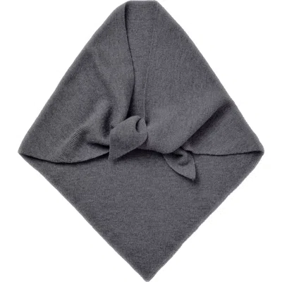 Hyer Goods Upcycled Merino Wool Head Scarf In Gray
