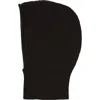 Hyer Goods Upcycled Merino Wool Ribbed Balaclava In Chocolate Brown