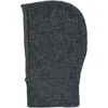 Hyer Goods Upcycled Merino Wool Ribbed Balaclava In Gray