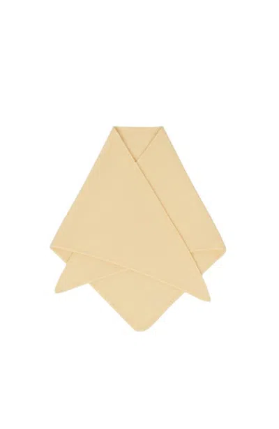 Hyer Goods Wool Triangle Bandana Scarf In Brown