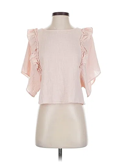 Pre-owned Hyfve 3/4 Sleeve Blouse In Pink