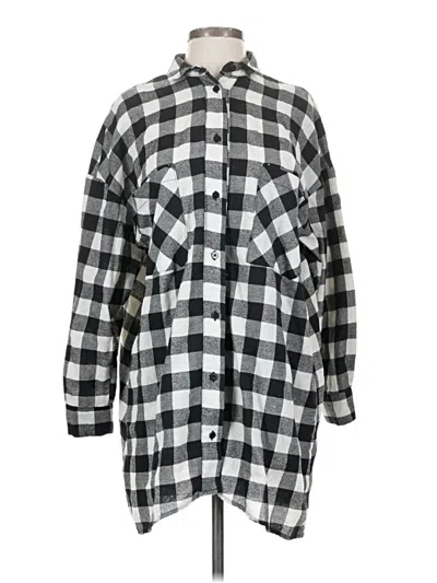 Pre-owned Hyfve 3/4 Sleeve Blouse In Silver