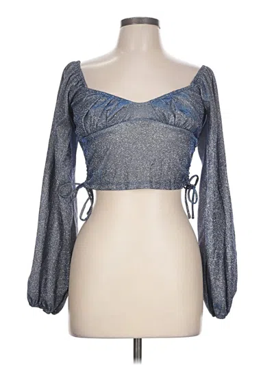 Pre-owned Hyfve 3/4 Sleeve T-shirt In Silver