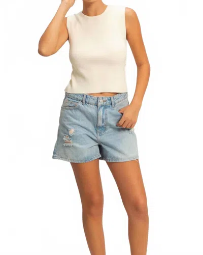 Hyfve Back Talk Top In Whip Cream In Multi