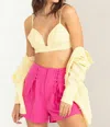 Hyfve Beach Bliss Bra In Lemon In Yellow