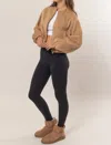 Hyfve Becca Balloon Jacket In Mocha