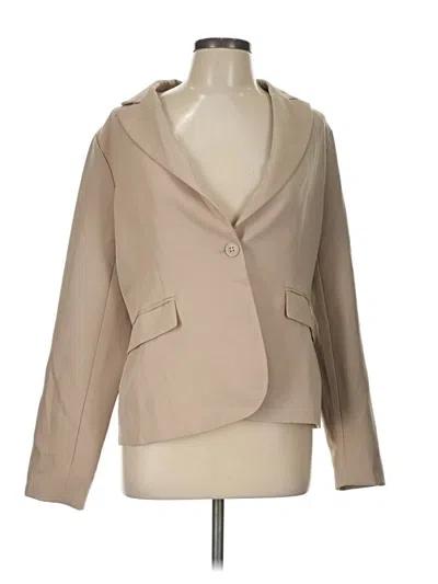 Pre-owned Hyfve Blazer Jacket In Tan