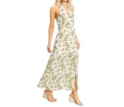 Hyfve Blossom Dress In Sage In Green