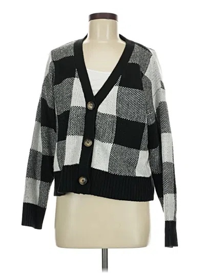 Pre-owned Hyfve Cardigan Sweater In Black