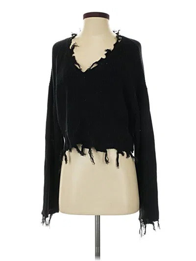 Pre-owned Hyfve Cardigan Sweater In Black