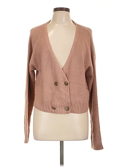 Pre-owned Hyfve Cardigan Sweater In Brown