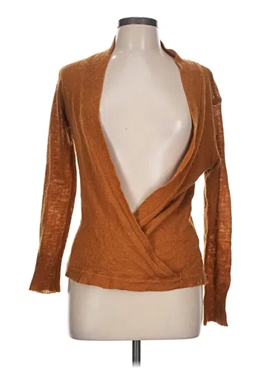 Pre-owned Hyfve Cardigan Sweater In Brown
