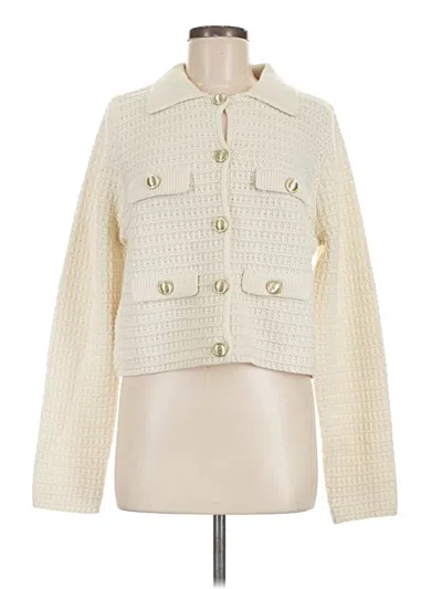 Pre-owned Hyfve Cardigan Sweater In Ivory