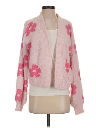 Pre-owned Hyfve Cardigan Sweater In Pink
