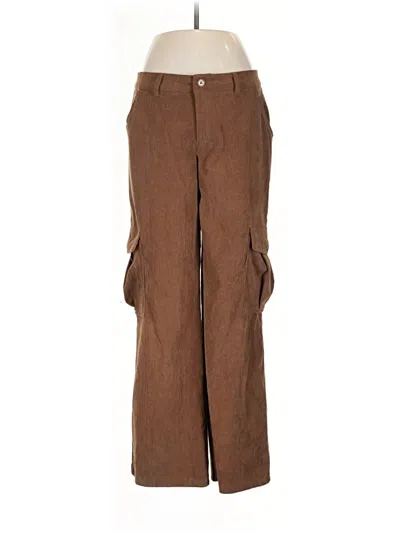 Pre-owned Hyfve Cargo Pants In Brown