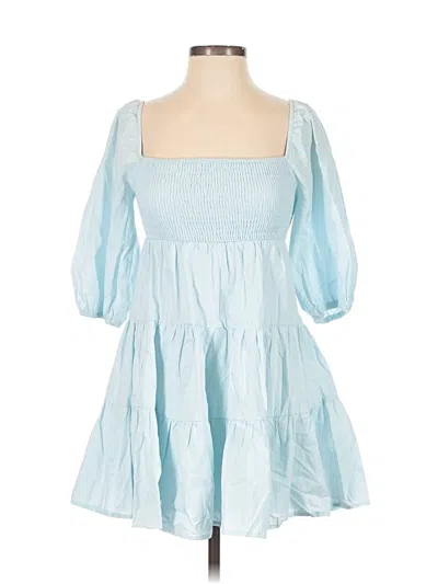 Pre-owned Hyfve Casual Dress In Blue