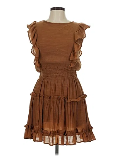 Hyfve Casual Dress In Brown