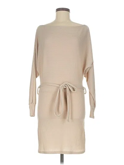 Pre-owned Hyfve Casual Dress In Brown