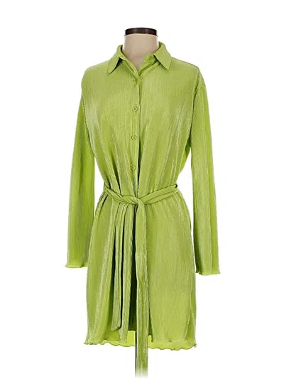 Pre-owned Hyfve Casual Dress In Green