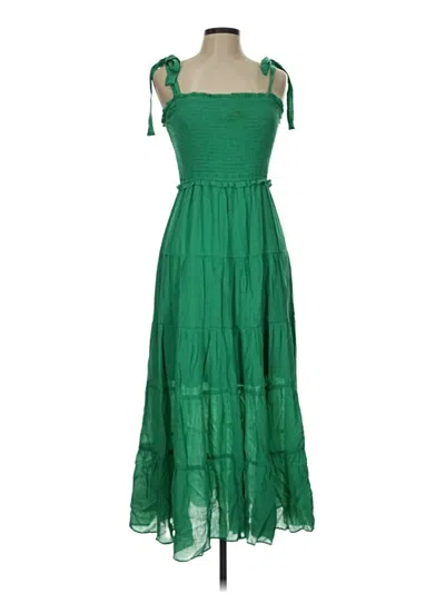 Pre-owned Hyfve Casual Dress In Green