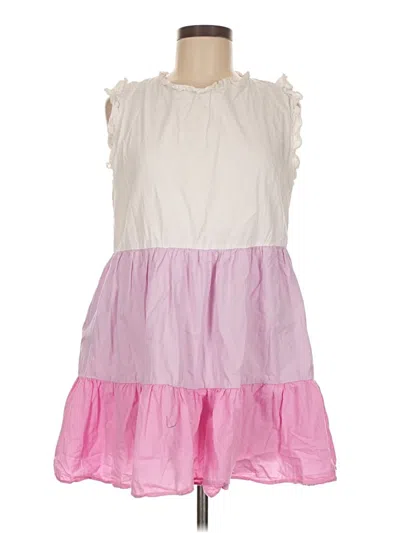 Pre-owned Hyfve Casual Dress In Pink