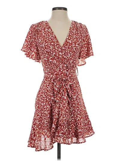 Pre-owned Hyfve Casual Dress In Red
