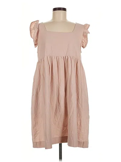 Pre-owned Hyfve Casual Dress In Tan
