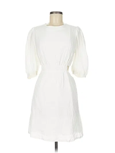 Pre-owned Hyfve Casual Dress In White