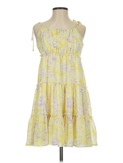 Pre-owned Hyfve Casual Dress In Yellow