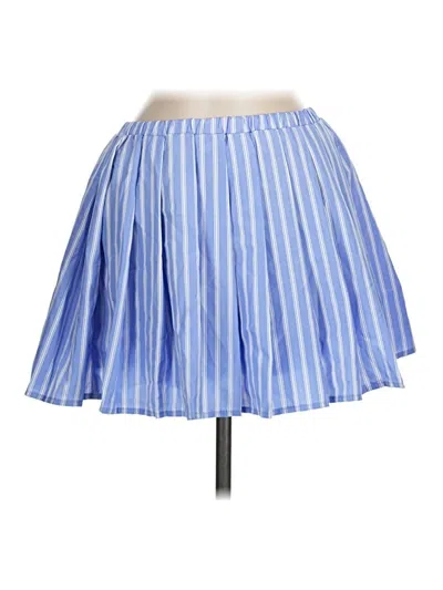 Pre-owned Hyfve Casual Skirt In Blue