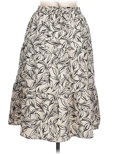 Pre-owned Hyfve Casual Skirt In Ivory