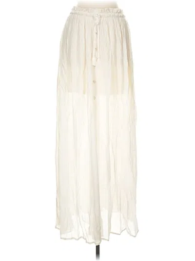 Pre-owned Hyfve Casual Skirt In Ivory
