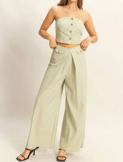 Hyfve Ciara Set In Sage In Neutral