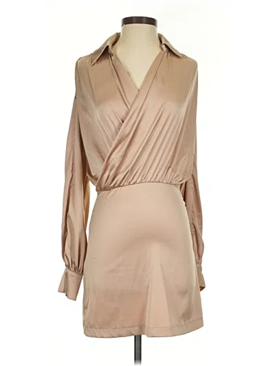 Pre-owned Hyfve Cocktail Dress In Tan