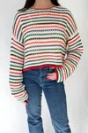 Hyfve Colorful Life Knitted Sweater In Multi Color In Multi