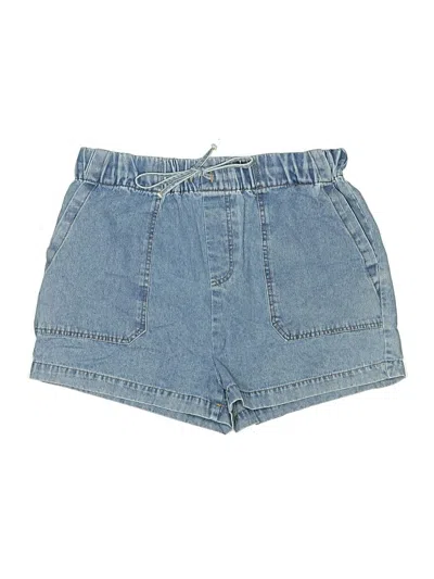 Pre-owned Hyfve Denim Shorts In Blue