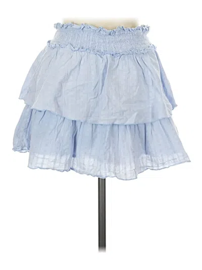 Pre-owned Hyfve Denim Skirt In Blue